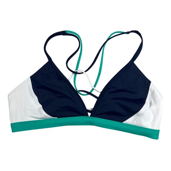Athleta XS Freestyle Colorblock Bikini Swim Top - Picture 1 of 5